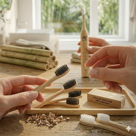 Brosse à dents électrique écologique : les têtes font la différence