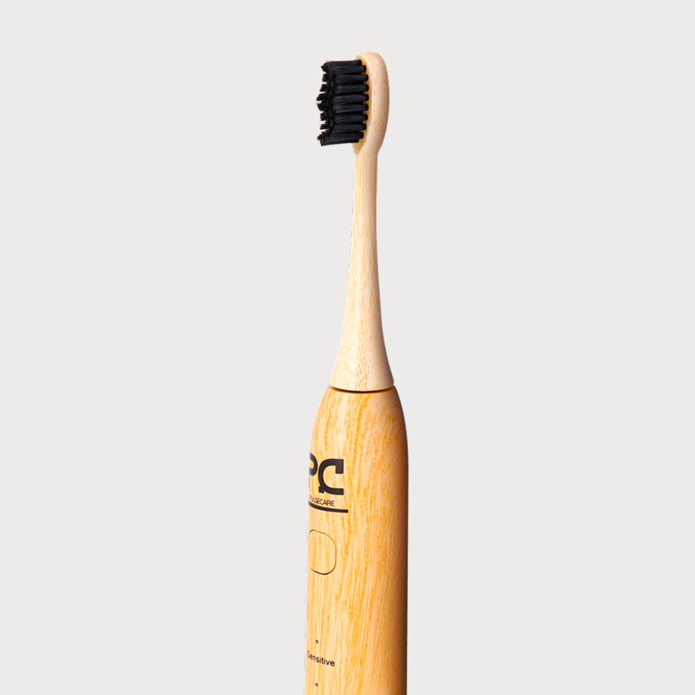 brosse a dents electrique en bambou pulse care tete nylon