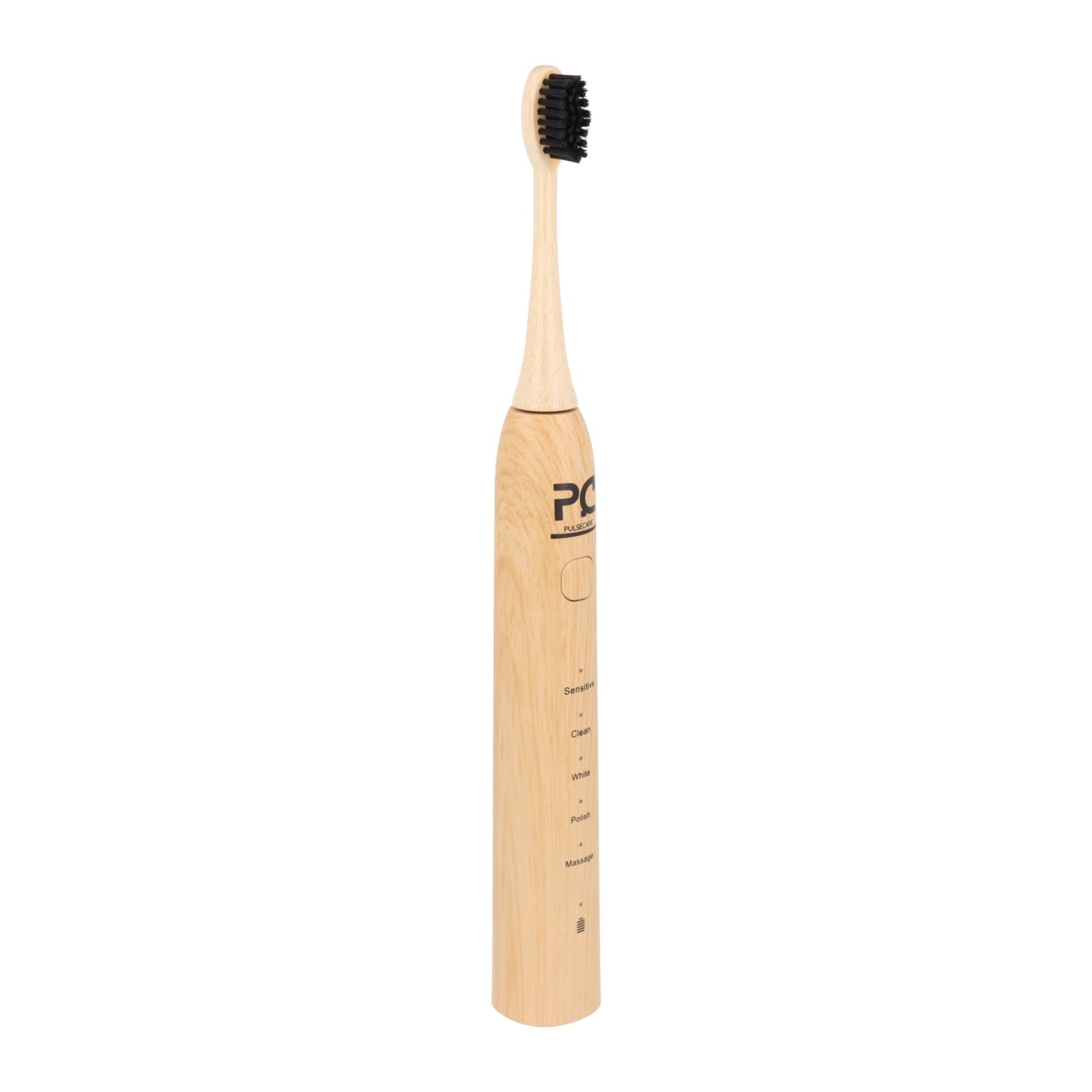 brosse à dents électrique en bambou Pulse Care avec tête en nylon vue de face