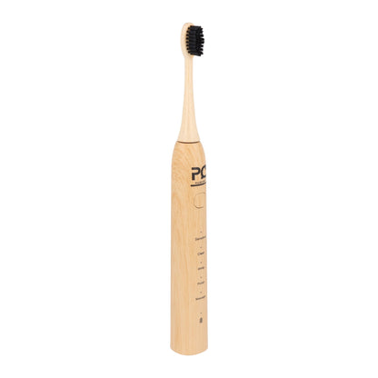 brosse à dents électrique en bambou Pulse Care avec tête en nylon vue de face