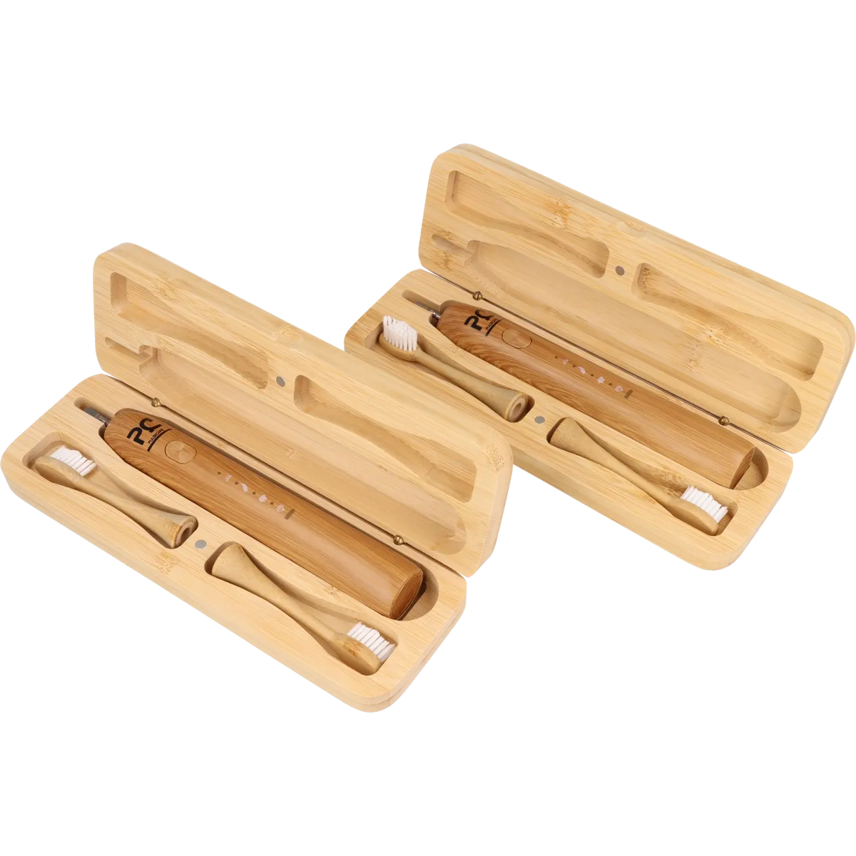 Pack duo brosses à dents électriques bambou