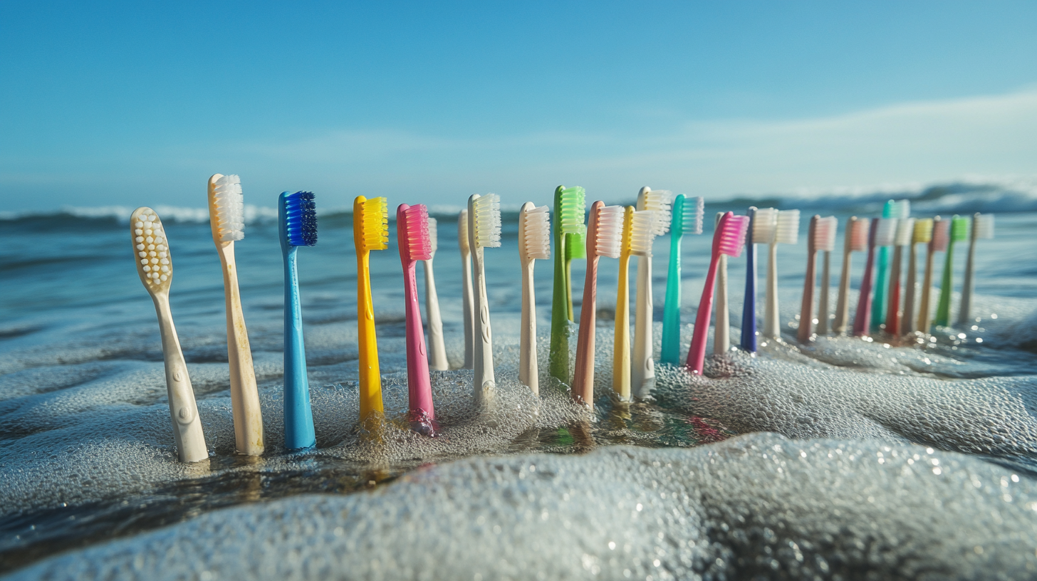 pollution des brosses a dents en plastique dans l ocean alternative brosse a dents bambou pulse care