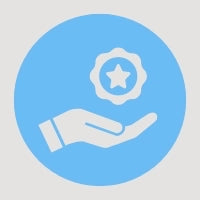 Icône qualité et garantie de la brosse à dents électrique en bambou Pulse Care