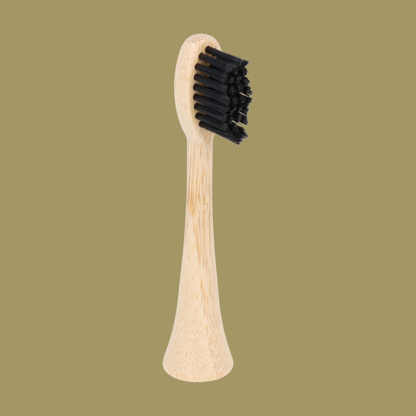 tête de rechange en bambou avec poils en nylon pour brosse à dents électrique Pulse Care vue de profil