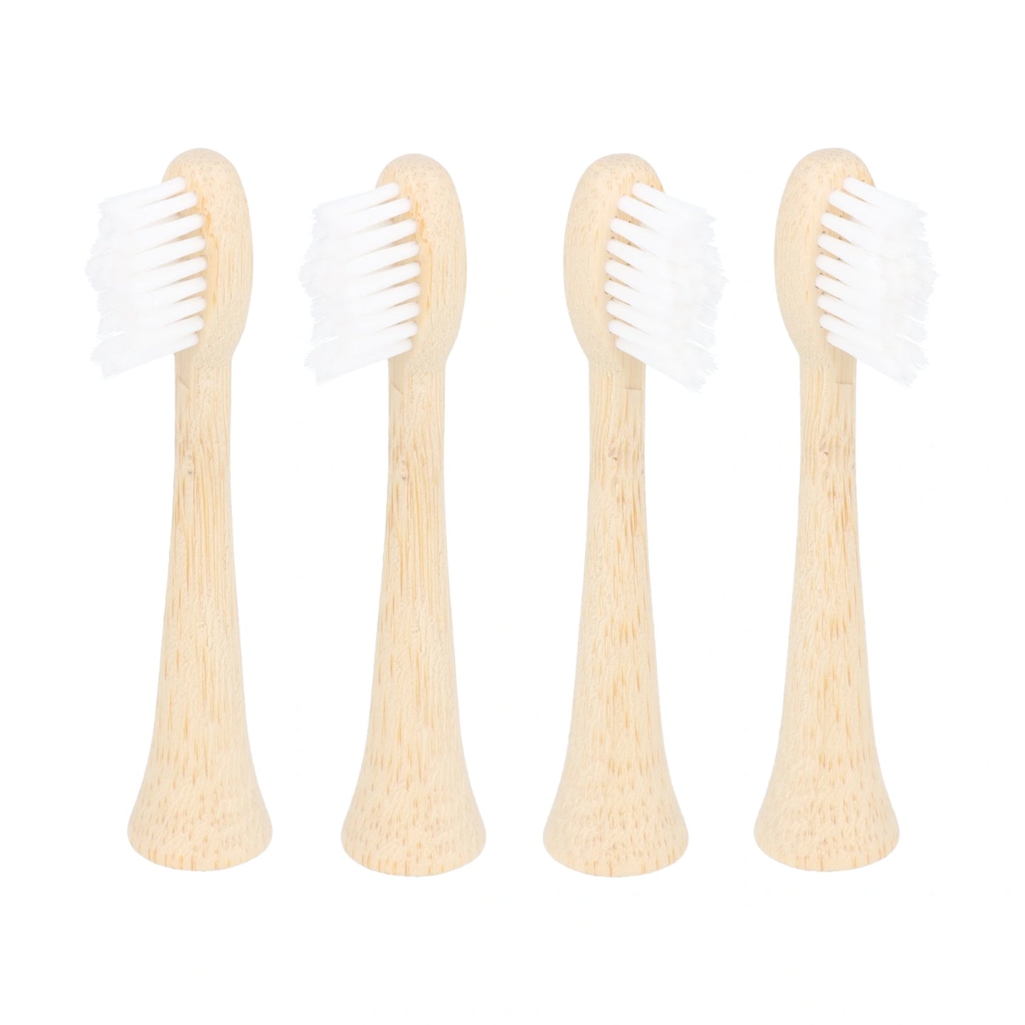 têtes de rechange pour brosse à dents électrique en bambou Pulse Care pack de 4