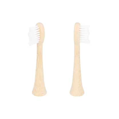 2 têtes de rechange en bambou et nylon de ricin pour brosse à dents électrique Pulse Care