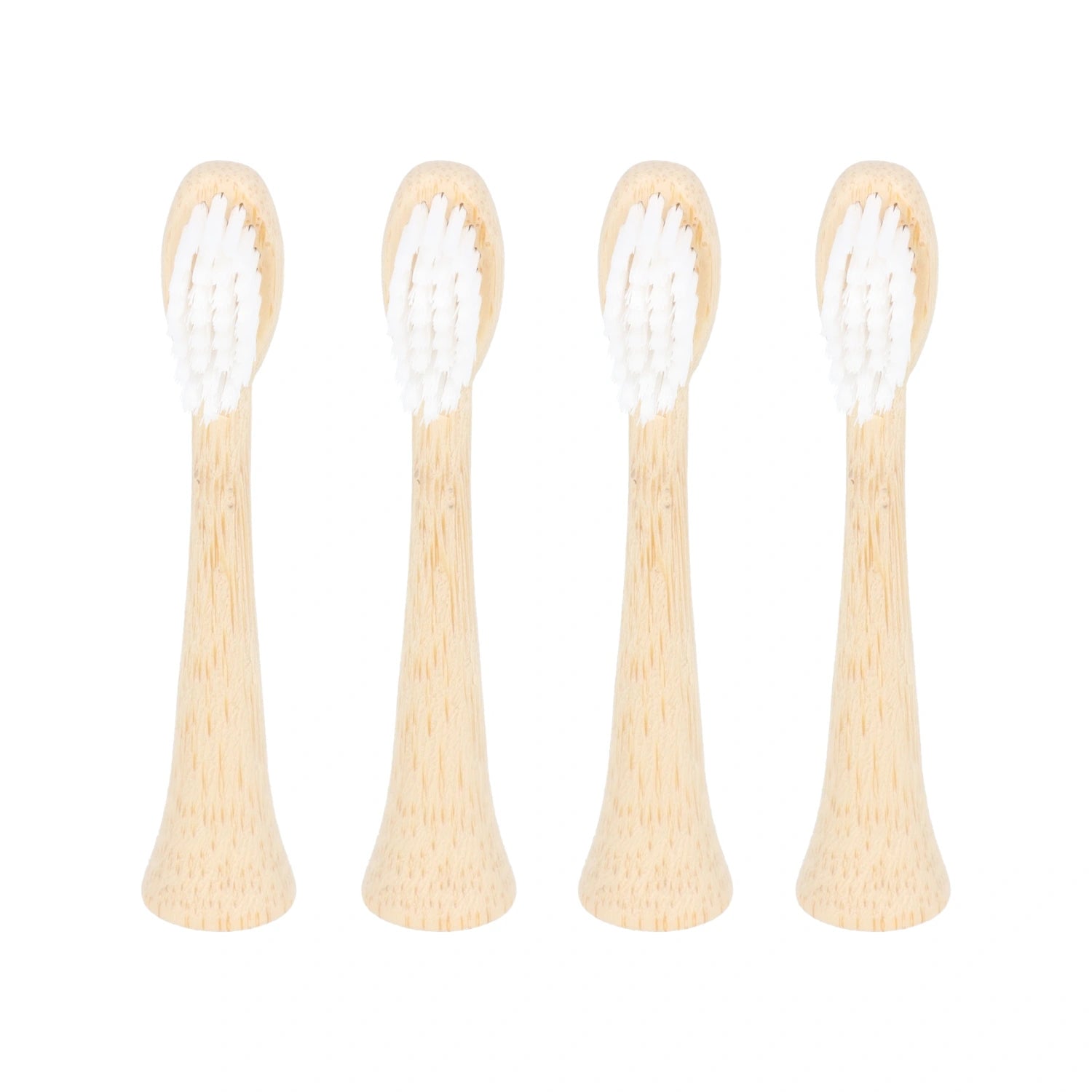 4 têtes de rechange douces pour brosse à dents électrique en bambou Pulse Care